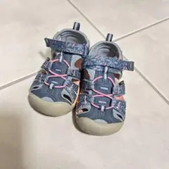 【KEEN】キーン キッズサンダル ブルーピンク　13.5㎝