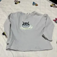 アンパンマン　バイキンマン 長袖Tシャツ 100cm 美品 ワッフル生地