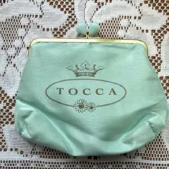 新品未使用 TOCCA ポーチ がま口 ミントグリーンのサムネイル