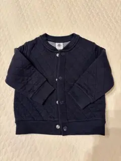 Petit Bateau ネイビー キルティングアウター 12M(74cm)