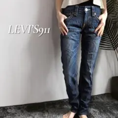 LEVI’S 911 ヒゲ有り デニムテーパードパンツ サイズ27のサムネイル