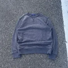 00s Polo Ralph Lauren ボーダー スウェット メランジェ