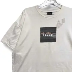 FCUP ハフ Tシャツ 白 HUF ストリート スケボー ロゴ ブランド