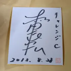 JRA騎手 浜中俊騎手 サイン色紙 - メルカリ