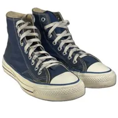 80s USA製 当て布 オールスター コンバース ネイビー ハイカット