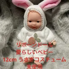 最終お値下げ❣️リボーンドール 愛らしいベビー12cm うさぎコスチューム　未使用