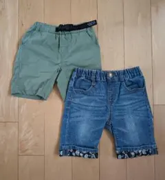 【子供100cm】ハーフパンツ２点セットまとめ売り