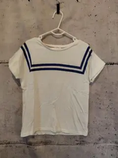 Samansa Mos2 Lagom セーラーカラー Tシャツ 120のサムネイル