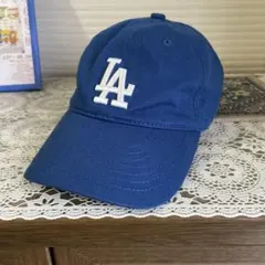 t*i様 LA MLB ベースボールキャップ 青のサムネイル