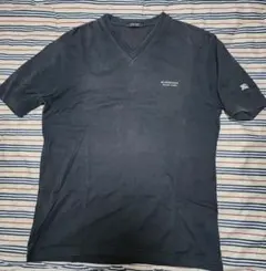 BURBERRY BLACK LABEL ブラック Vネック Tシャツ3のサムネイル