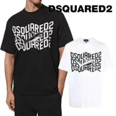 1点限DSQUARED2 Tシャツ ブラック 黒ディースクエアード ディースク