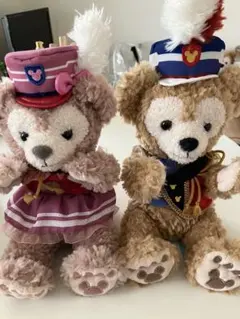 TDS 35周年　ダッフィー・シェリーメイ　ハッピーマーチングファン　ぬいぐるみ