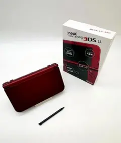任天堂　Newニンテンドー3DS LL メタリックレッド　【美品