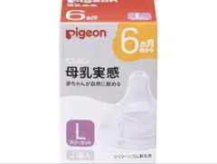 Pigeon 母乳実感 哺乳瓶用乳首 Lサイズ 1個
