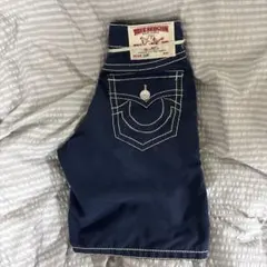 True Religion ショーツ 白太ステッチ 31 最安値