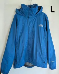 【訳あり】ノースフェイス HYVENT ナイロン　パーカー ジャケット L 青