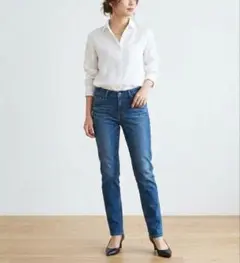 H199*SHIPS☆シップス☆デニムパンツ☆ジーンズ☆M☆ブルー☆ウォッシュのサムネイル