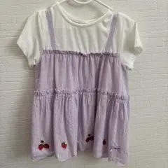 Pupil House いちご刺繍 Tシャツ 130