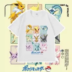 【綿100%】ポケモン イーブイフレンズ Tシャツ 130cm★美品