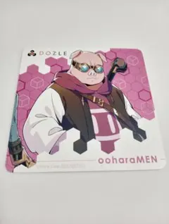 ドズル社 おおはらMEN コースター 初期 コラボカフェ 等身