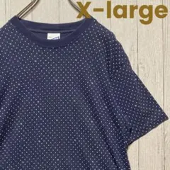 X-LARGE エクストララージ　総柄プリントTシャツ