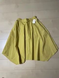earth フレアスカート イエロー