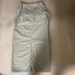 Dickiesロングスカート　サスペンダー付き　Lサイズ