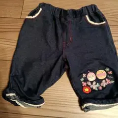 ANPANMAN デニムハーフパンツ ドキンちゃん　アンパンマン　100cm