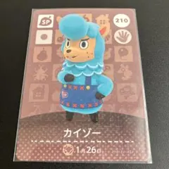 どうぶつの森　amiiboカード　カイゾー　210