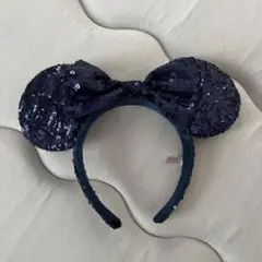 ミッキーマウス耳カチューシャ ネイビー