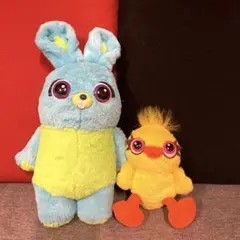 トイストーリー4 ダッキー&バニー　ぬいぐるみ　タカラトミーアーツのサムネイル