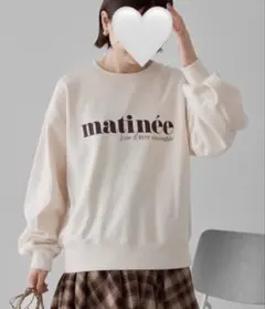 AMERICAN HOLIC フレンチロゴ裏起毛プルオーバー