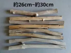 K*n様 ☺︎No.8.54　太め流木8本　約26cm~約30cm まとめ売り