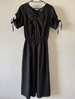 新品　DRWCYS ギャザースリーブワンピース　オケージョンドレス　結婚式