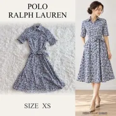 Lauren RalphLauren ☆花柄☆半袖ひざ丈ワンピース - メルカリ