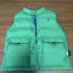 ポロ・ラルフ・ローレン 緑色ダウンベスト