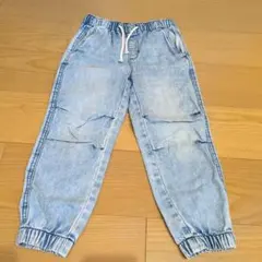 H&M デニム調ジョガーパンツ 110cm