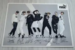 BTS 防弾少年団 puma ポストカード 韓国