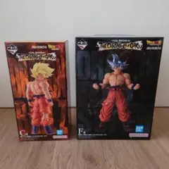 ドラゴンボール　C賞超サイヤ人孫悟空　F賞身勝手の極意　2体セット