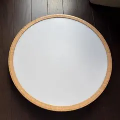 美品 円形シーリングライト φ400 38W 木目調