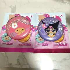 サンリオ ホログラム缶バッジ クロミ マイメロディ 2点セット　日焼けのサムネイル