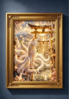 特級呪物SSS】白狐が導く金運覚醒の刻｜願いを呼び込む開運アート