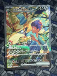 via様専用 ポケモンカード　ホップのザシアンex SAR バトルパートナーズ