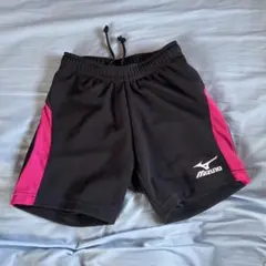 週末セールMizuno バレーボールパンツ 黒/ピンク レディースL