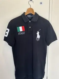 た*ん様 【美品】Ralph Mビッグポニー イタリア 国旗 ナンバリング3