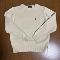 EAST BOY アイボリー 長袖セーター