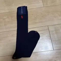 ラルフローレン　ハイソックス　22-24cm 紺色