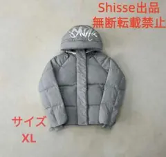 Synaworld グレー ダウンジャケット フード付き XL