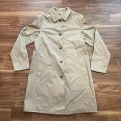UNIQLO ブロックテック ステンカラーコート ベージュ XS フード欠品