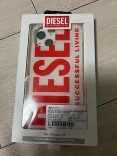 DIESEL iPhone 13 グラフィック クリアケース ホワイトのサムネイル